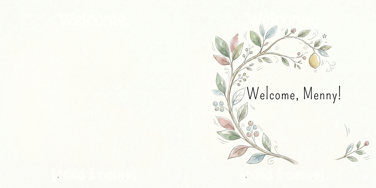 Welcome, Menny!