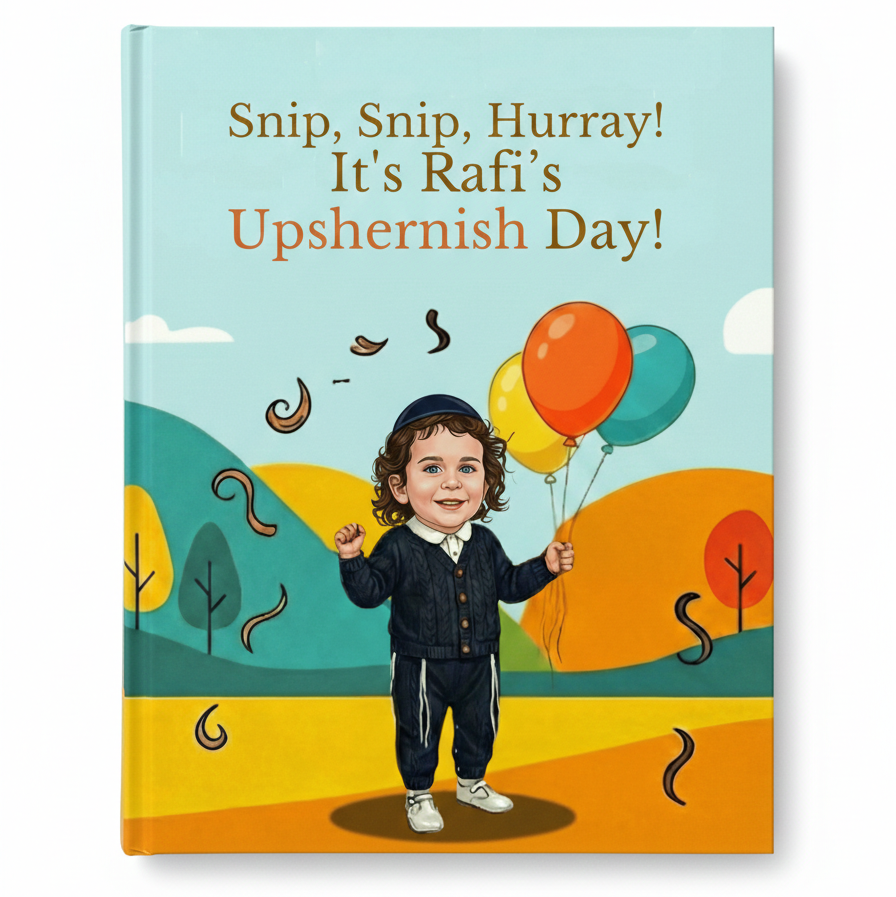 Snip Snip Hurray It's Rafi's Upshernish Day!