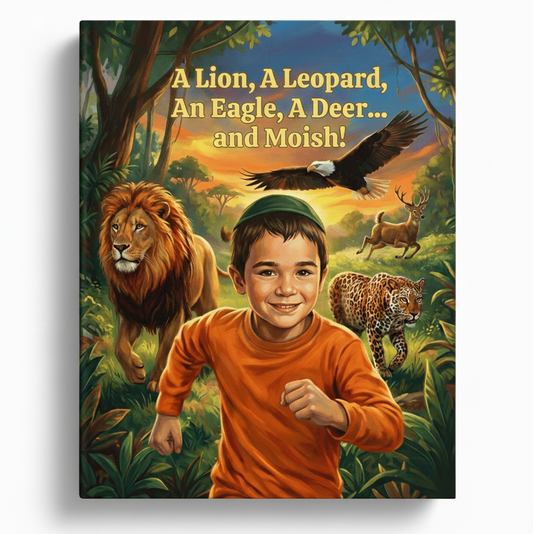 A Lion A Leopard An Eagle A Deer and Moish!
