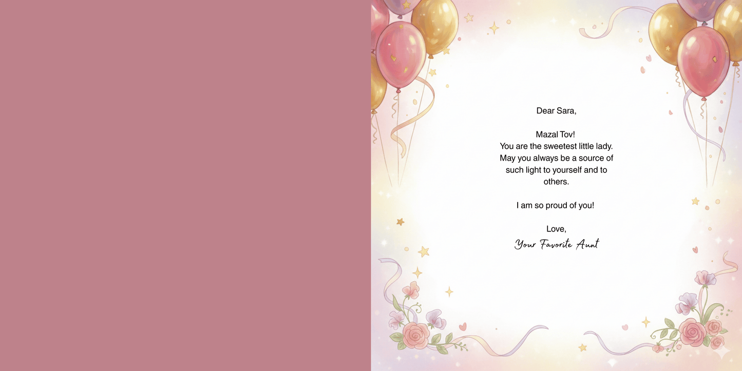 Hip Hip Hurray It's Sara's Big Girl Day!
