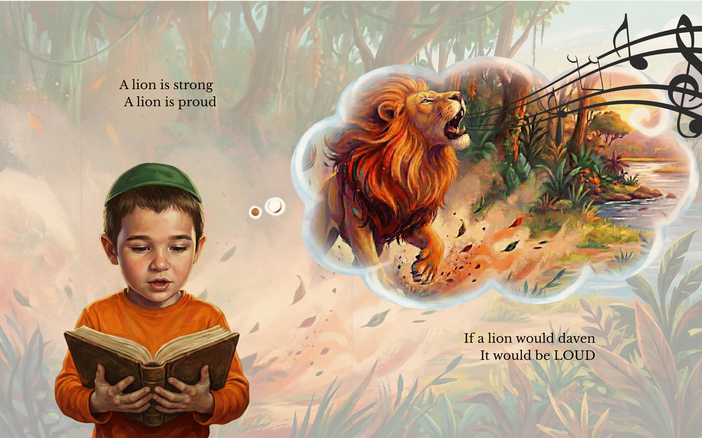A Lion A Leopard An Eagle A Deer and Moish!