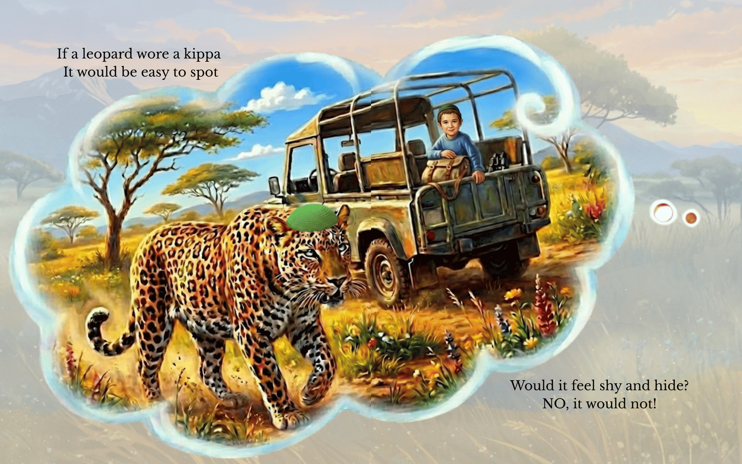 A Lion A Leopard An Eagle A Deer and Moish!