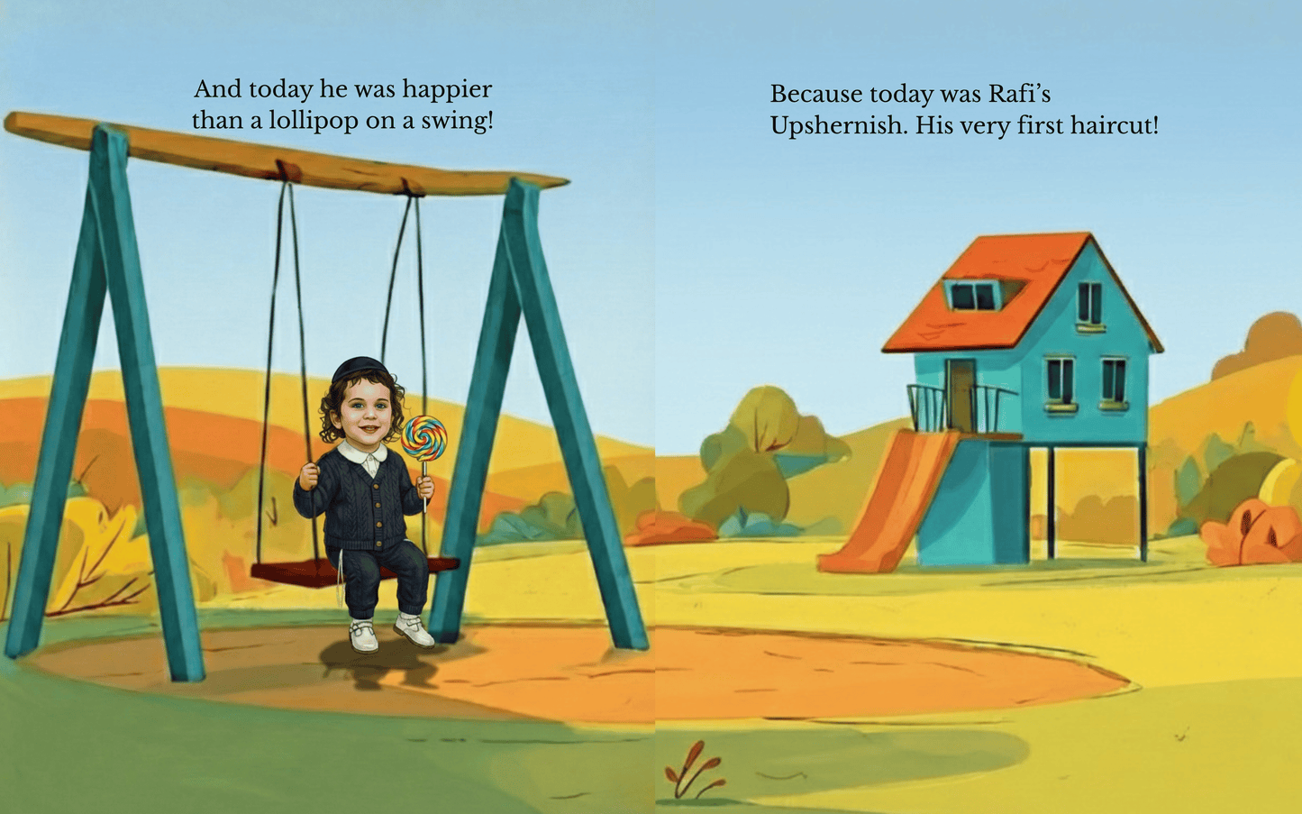 Snip Snip Hurray It's Rafi's Upshernish Day!