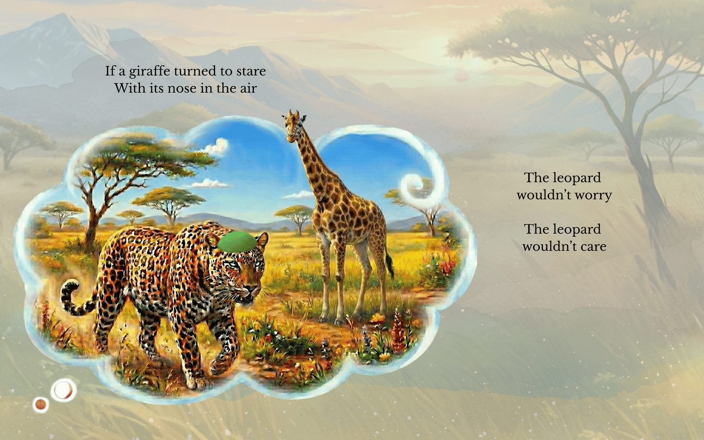A Lion A Leopard An Eagle A Deer and Moish!