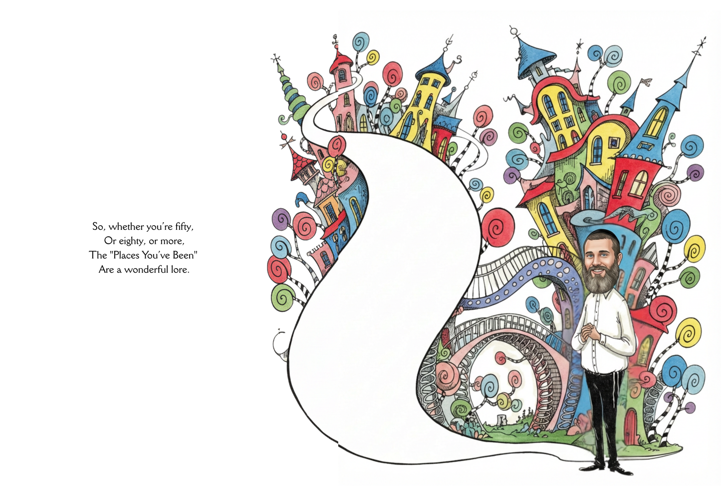 Oh, The Places You've Been! (for him)